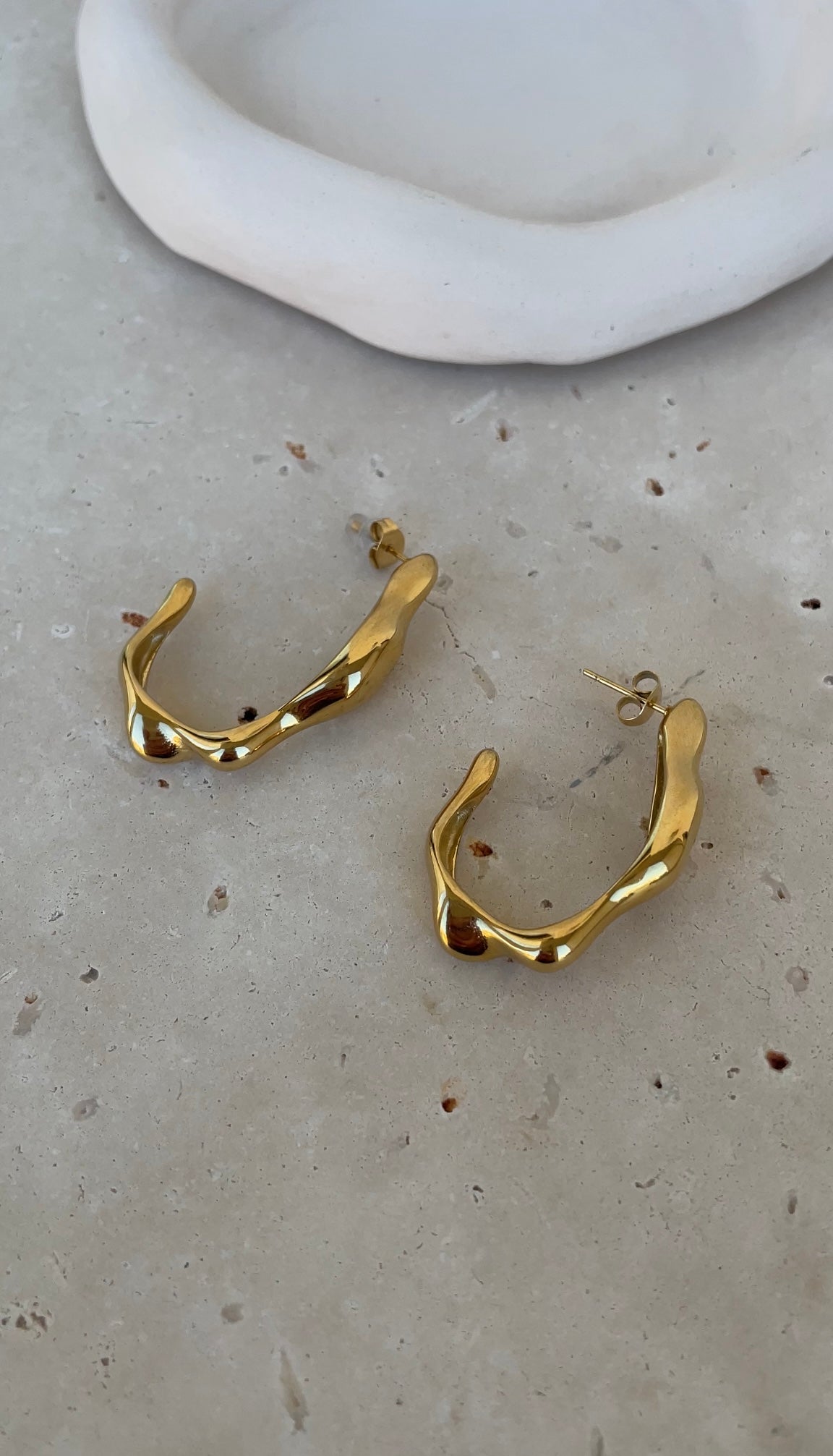 Boucles D'Oreilles Bone Hoops