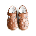 Nu-Pieds Velcro Souples - Camel - Mixte