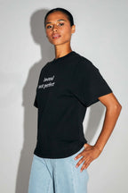 Le T-Shirt Collector Colette En Jersey De Coton Et Modal Noir Fabrtiqué Au Portugal
