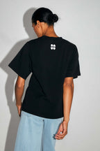 Le T-Shirt Collector Colette En Jersey De Coton Et Modal Noir Fabrtiqué Au Portugal