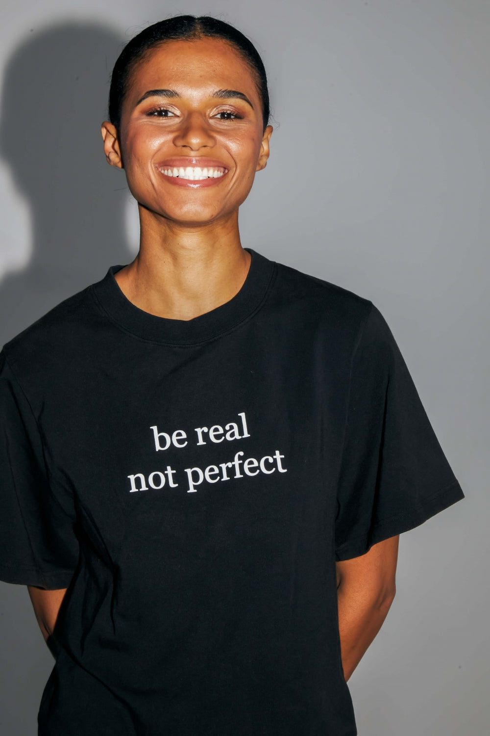 Le T-Shirt Collector Colette En Jersey De Coton Et Modal Noir Fabrtiqué Au Portugal