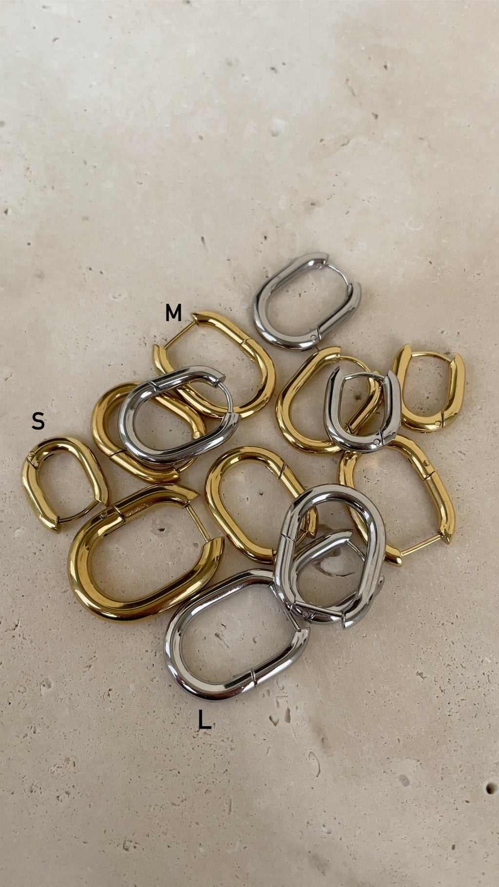 Boucles D'Oreilles Oval