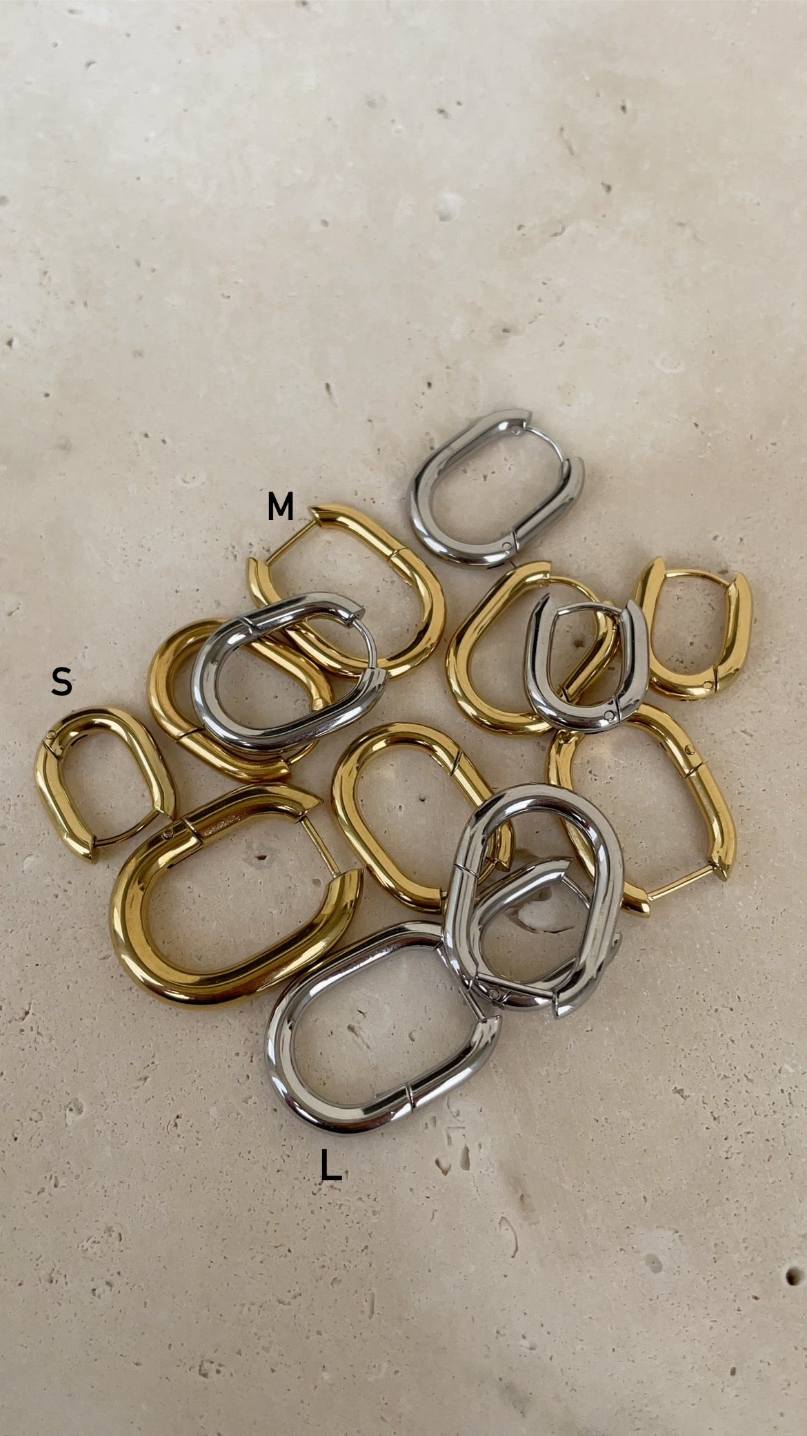 Boucles D'Oreilles Oval