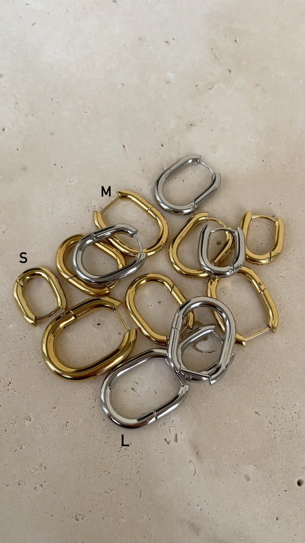 Boucles D'Oreilles Oval