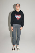 Le Sweatshirt A  Capuche Kira Soul Mate En Coton Organique Fabriqué Au Portugal