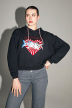 Le Sweatshirt A  Capuche Kira Soul Mate En Coton Organique Fabriqué Au Portugal