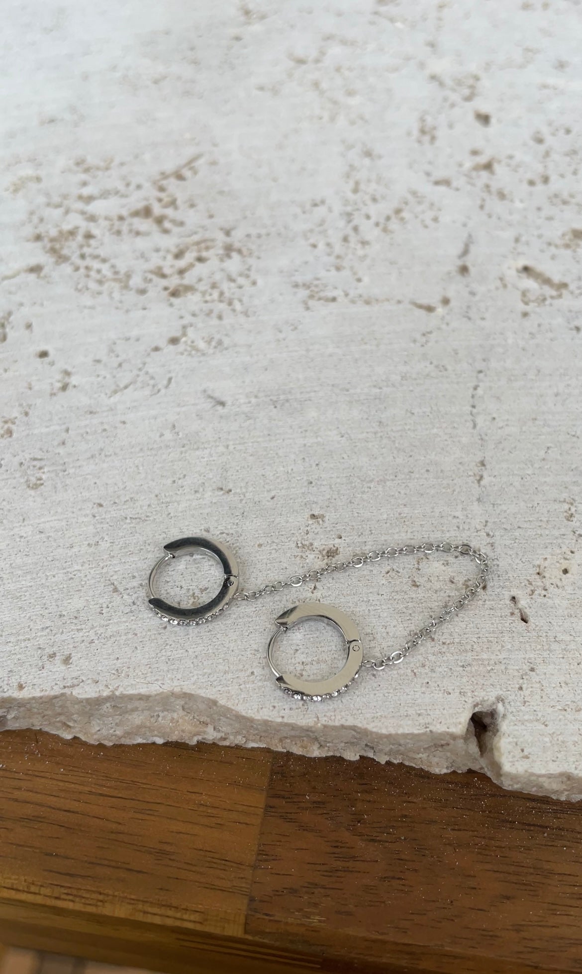Boucles D'Oreilles Mono Strass Earring