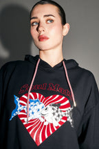 Le Sweatshirt A  Capuche Kira Soul Mate En Coton Organique Fabriqué Au Portugal
