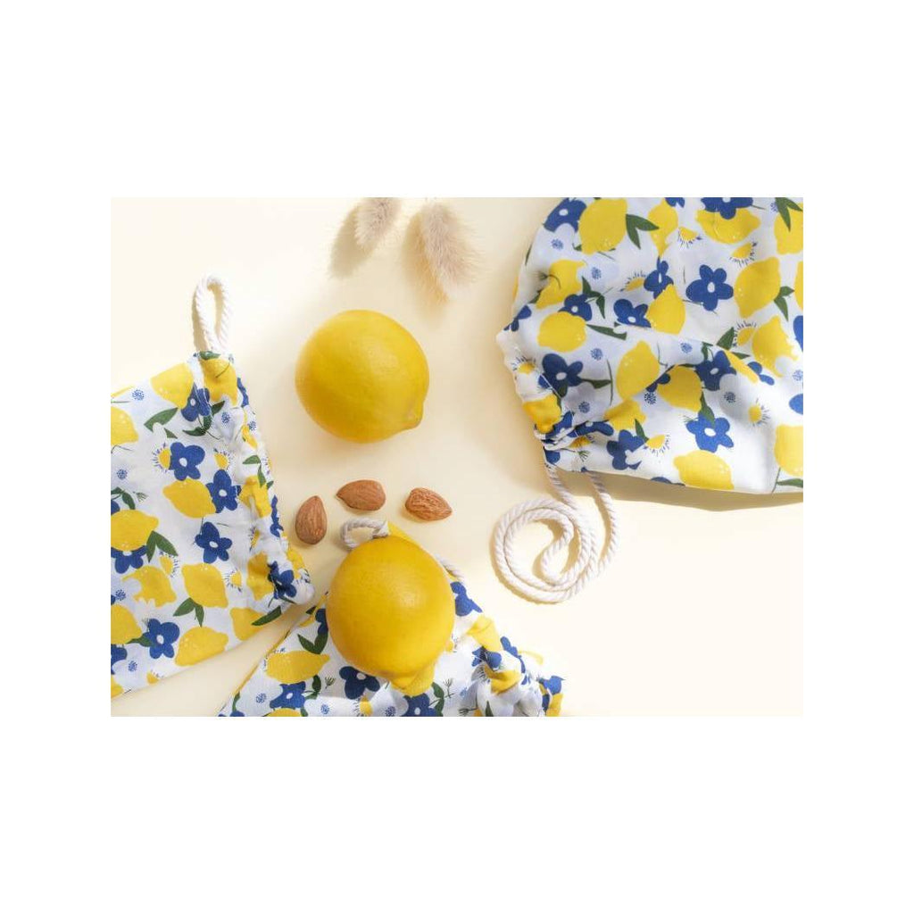 Kit Diy Mercerie - Mes 3 Pochons Vrac À Coudre Tissu Citron