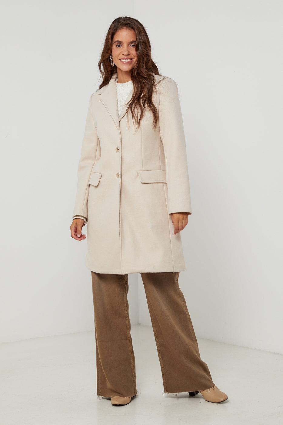 Manteau 99858B - Beige