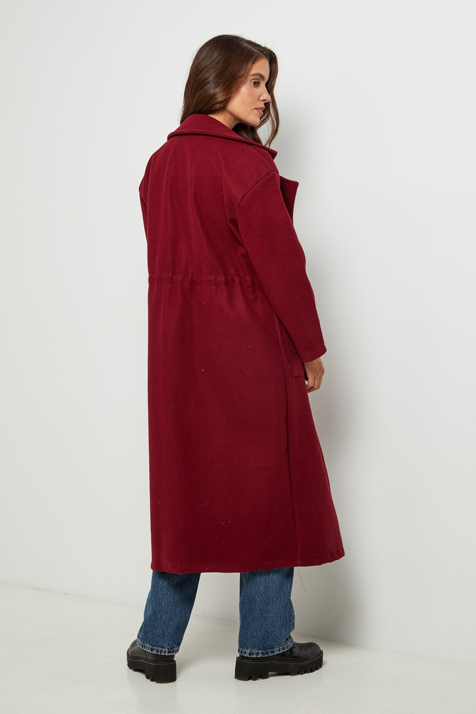 Manteau 99876 - Bordeaux