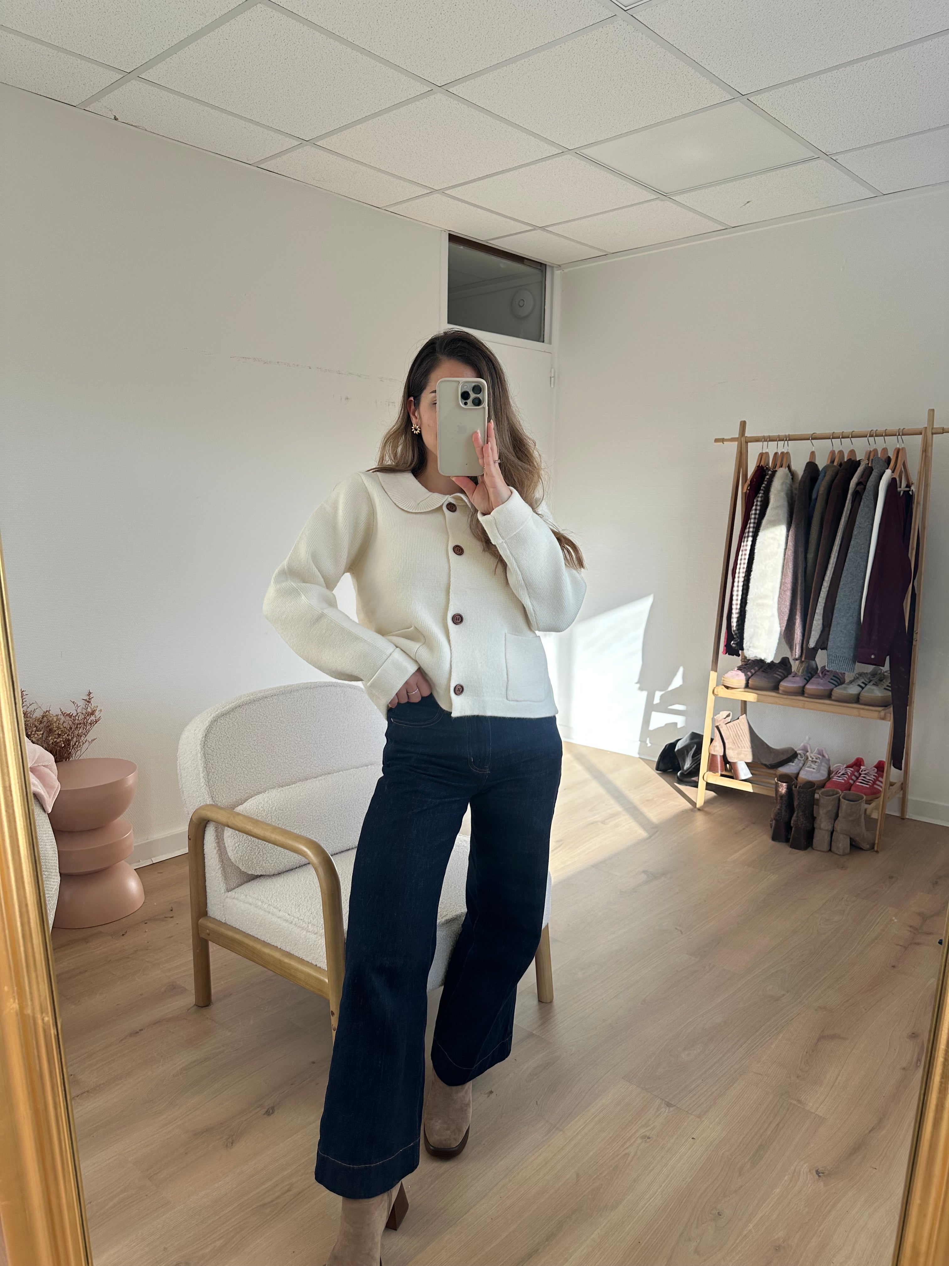 Cardigan Gloria Écru