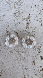 Boucles D'Oreilles Flower Hoops