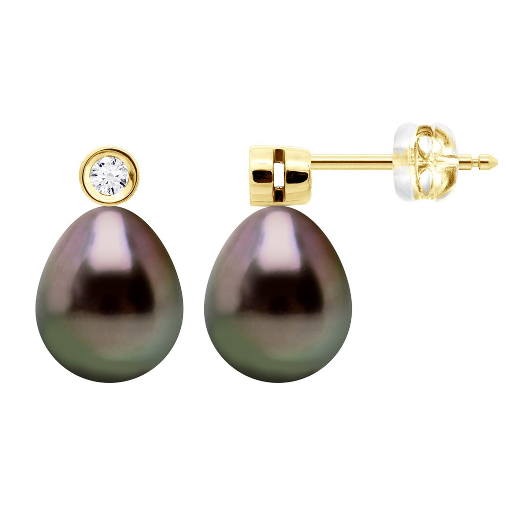 Boucles D'Oreilles Prestige -Diamants 0,02 Cts
