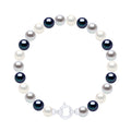 Bracelets Rangs De Perles Rondes 6-7 Mm - Anneau Marin - Or 375 - Concordia