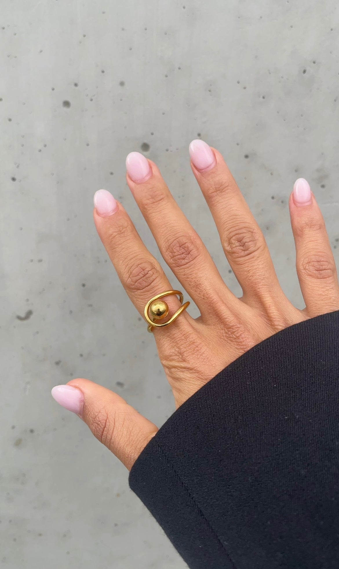 Bague Pearl Grunge