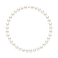 Collier Rang De Perles Rondes 12-13 Mm - Fermoir Ergonomique - Or 375 - Lamartine