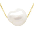 Collier Véritable Perle De Culture D'Eau Douce Baroque 11-12 Mm