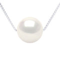 Collier Véritable Perle De Culture D'Eau Douce Ronde Ronde 9-10 Mm