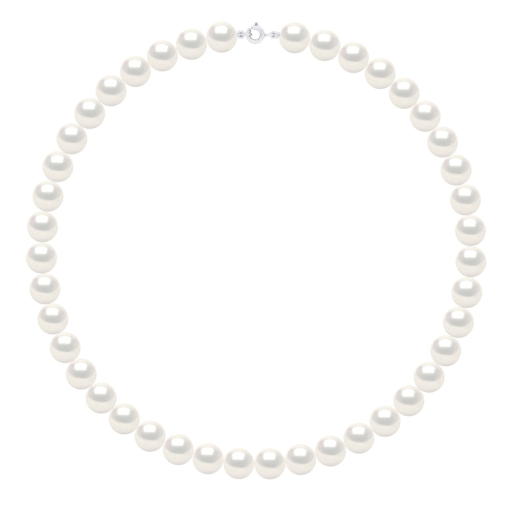 Choker - Véritables Perles De Culture D'Eau Douce Rondes 10-11 Mm