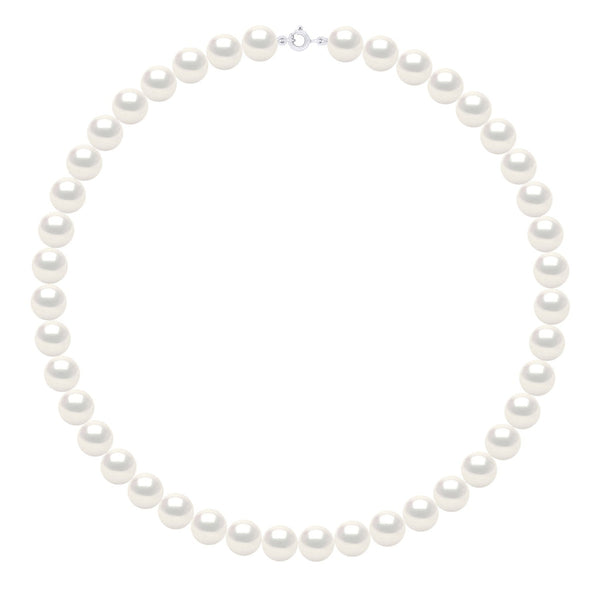 Choker - Véritables Perles De Culture D'Eau Douce Rondes 10-11 Mm