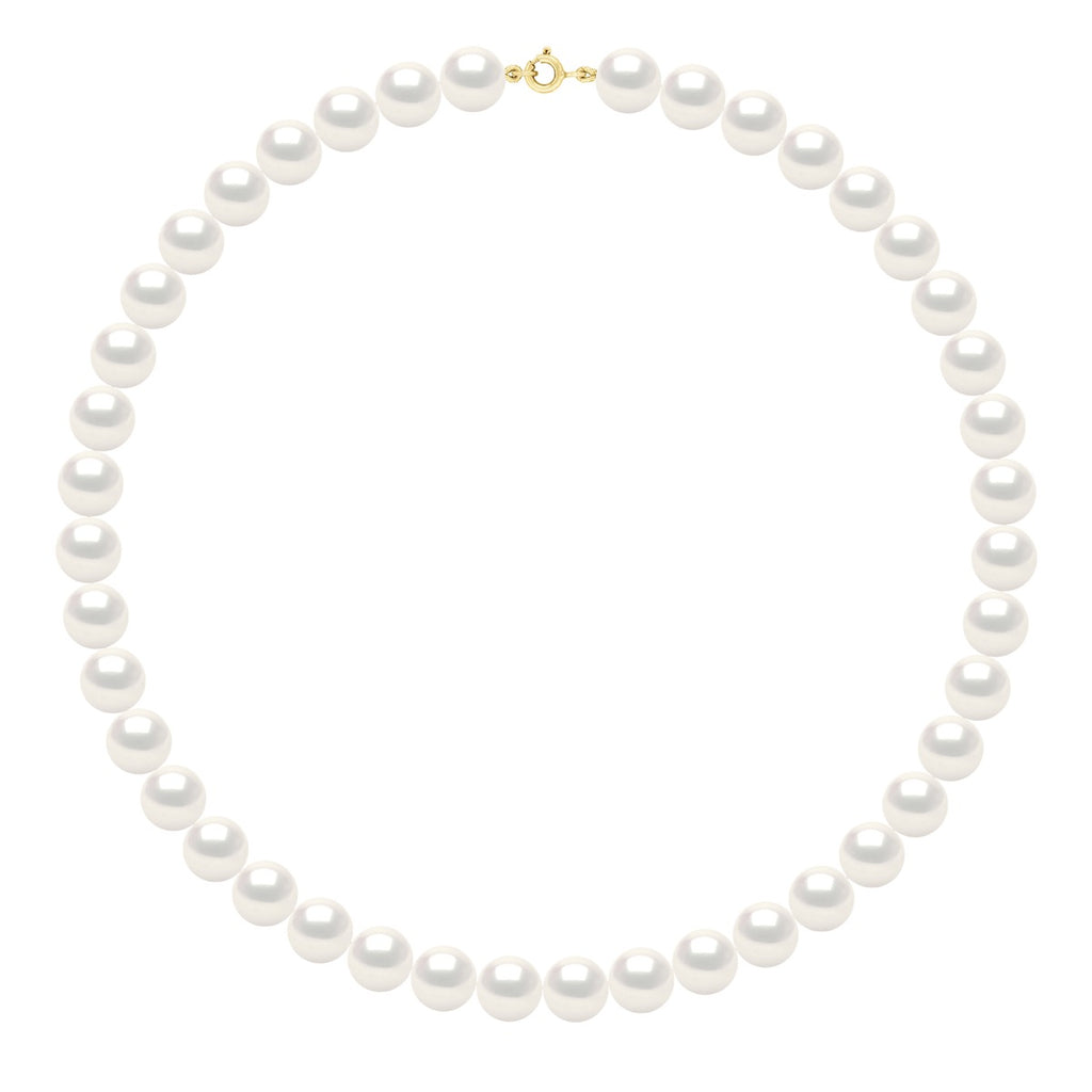 Choker - Véritables Perles De Culture D'Eau Douce Rondes 10-11 Mm