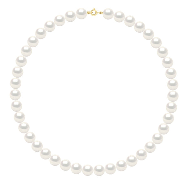 Choker - Véritables Perles De Culture D'Eau Douce Rondes 10-11 Mm