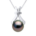Collier Prestige Perle De Tahiti Ronde 7-8 Mm - Diamant 0.010 Cts - Joaillerie Or 375 - Makarava