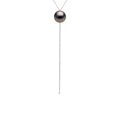 Collier Cravate Prestige Perle De Tahiti Ronde 12-13 Mm - Chaine Vénitienne 45 Cm - Or 375 - Taruinama