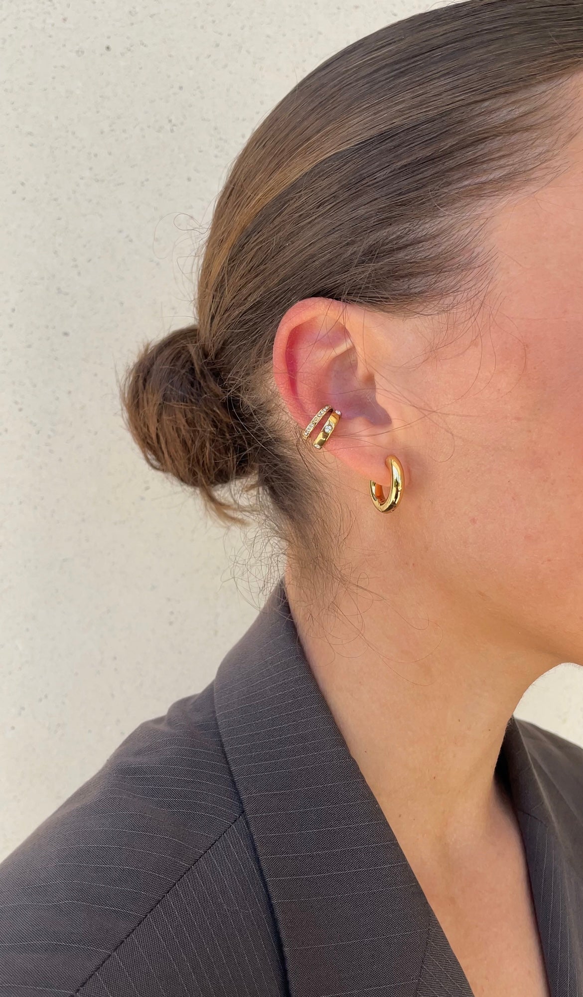 Earcuff Double Gems