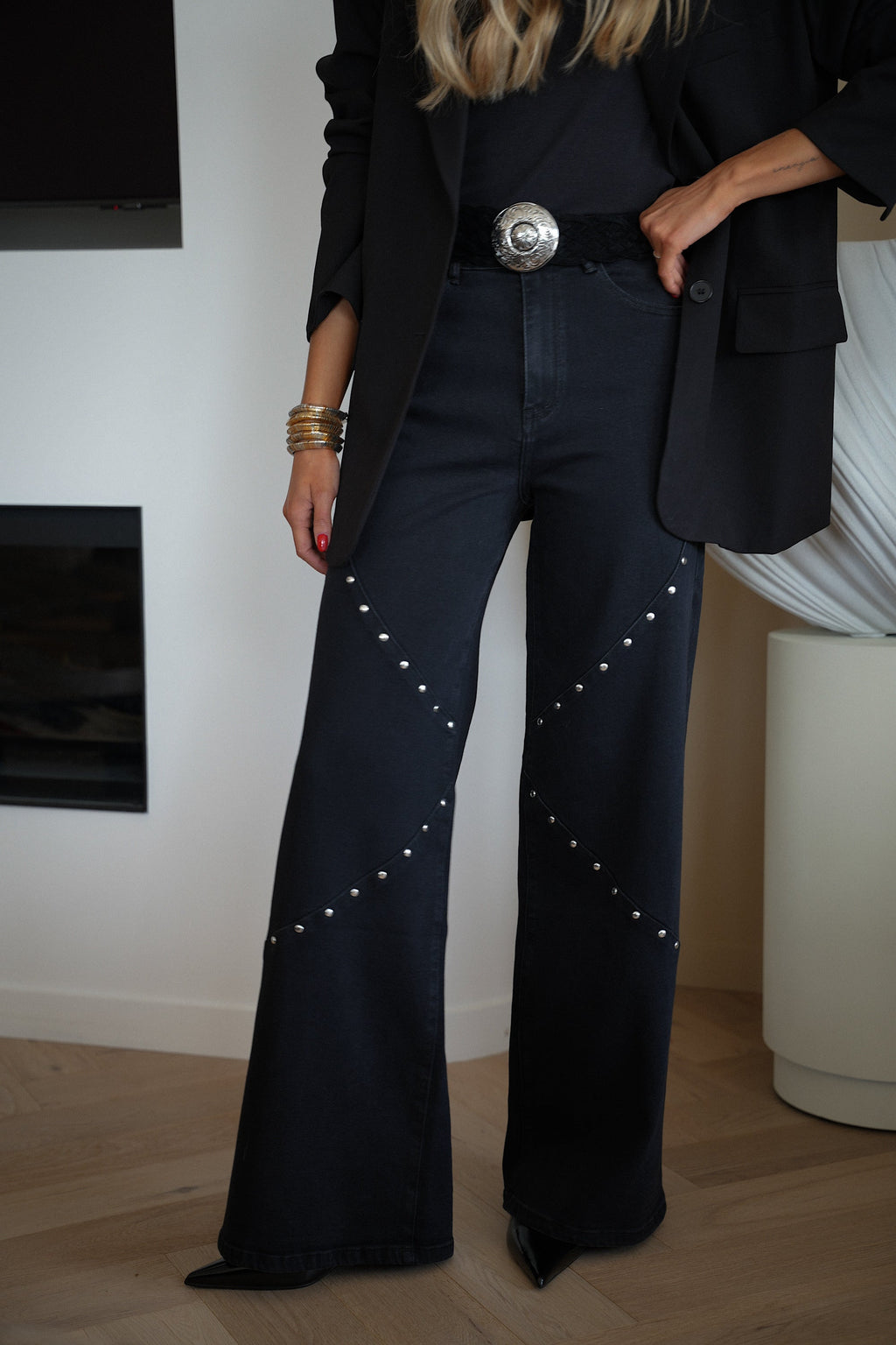 Ceinture Tressée Suzon - Noire
