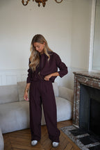 Veste Zippée Jamy - Prune