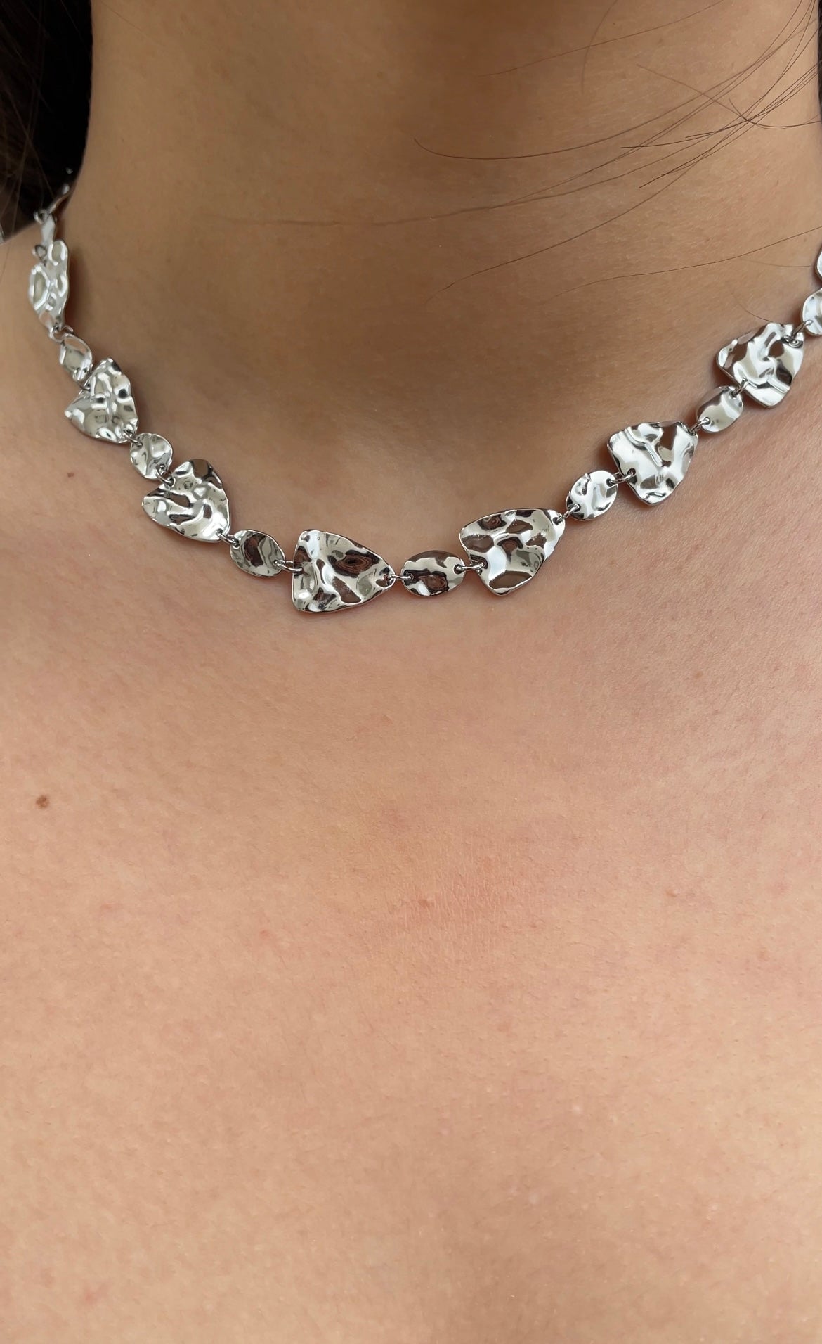 Collier Hammered