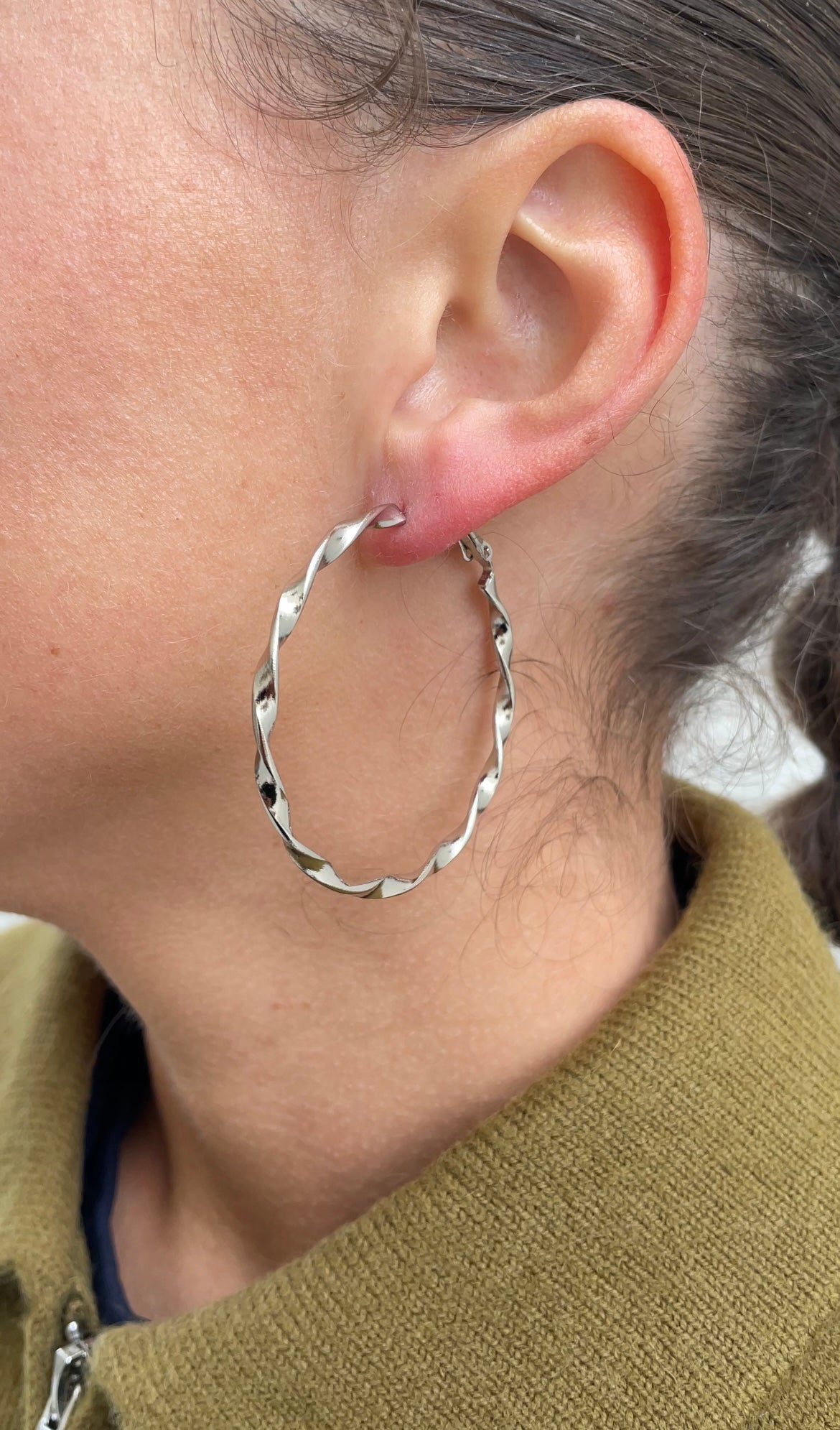 Créoles Thin Braided