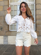 Short En Jean Pippa Beige