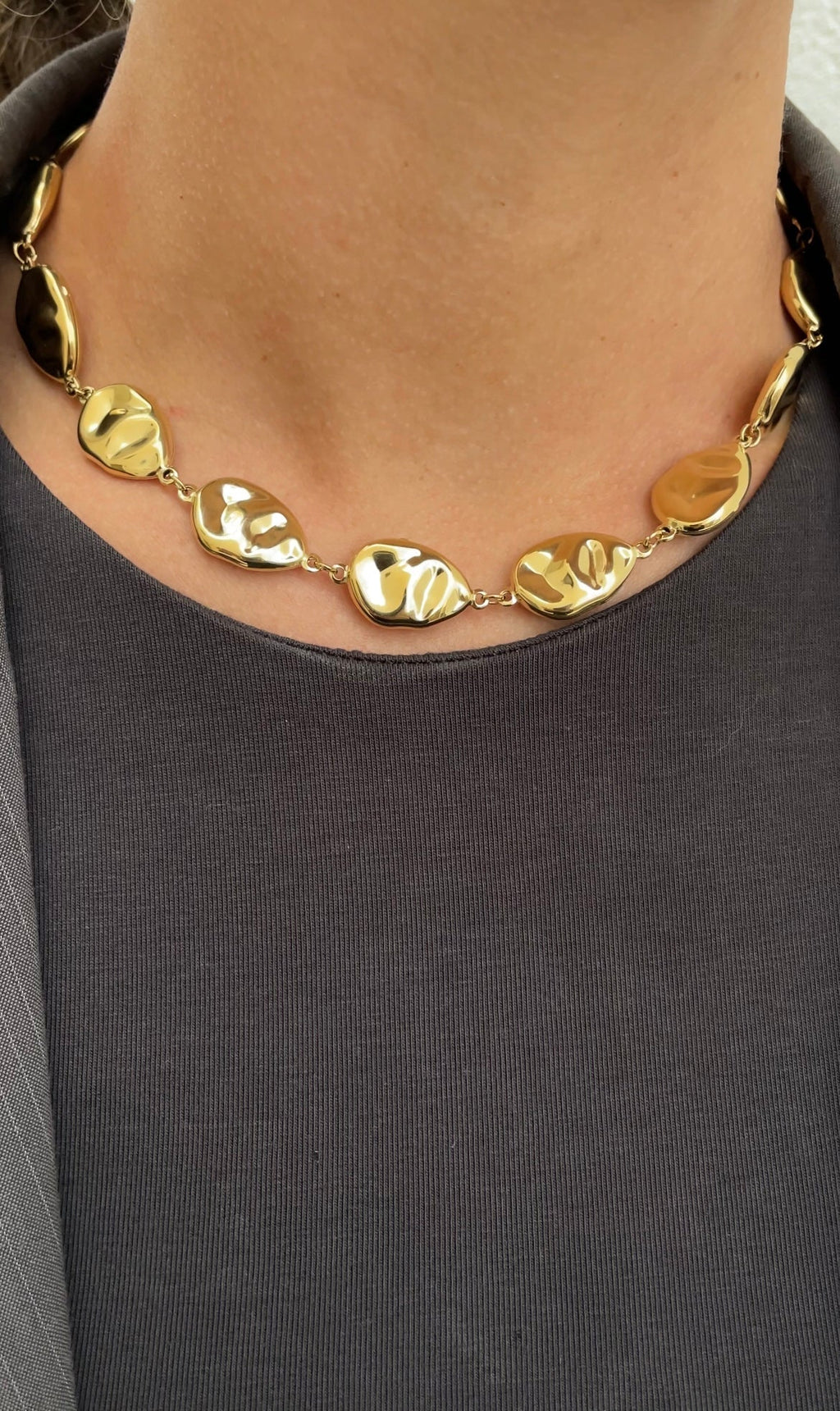 Collier Hammered Pieces