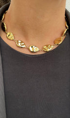 Collier Hammered Pieces