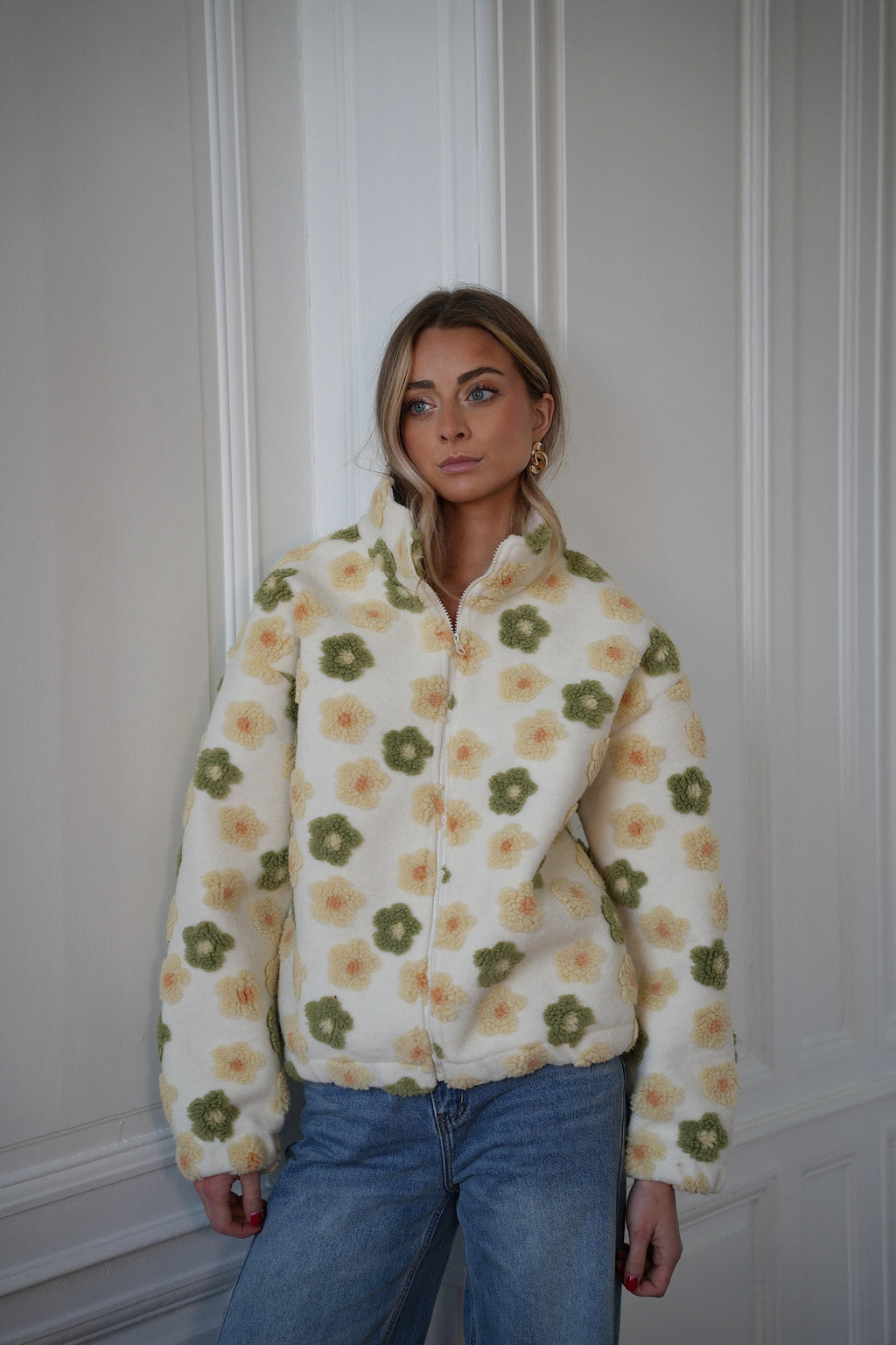 Veste Zippée Dana - Crème