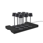 Emily - Lampe De Table Sans Fil - Acier - Gris Anthracite