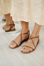 Sandales Plates Laia - Marron