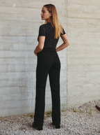 Jean Wide Leg Black Stone