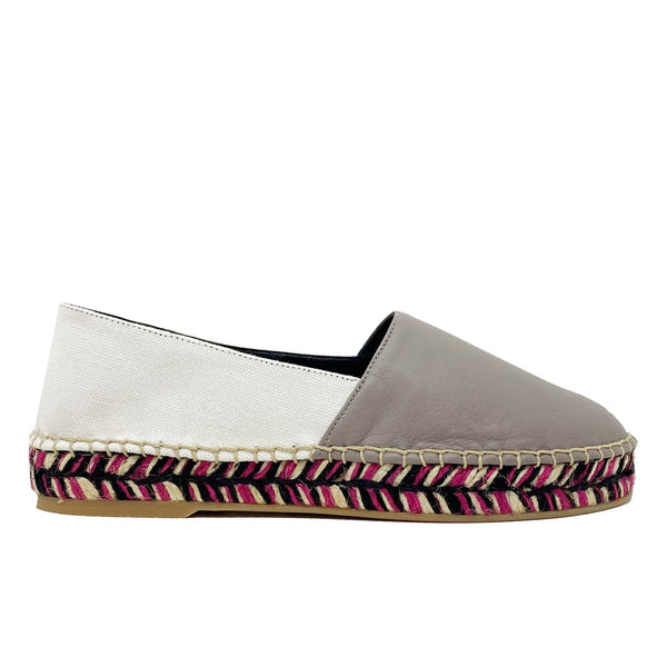 Espadrilles Off-White Leather - Beige - Femme