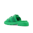 Claquettes Bottega Veneta Flash - Green - Femme