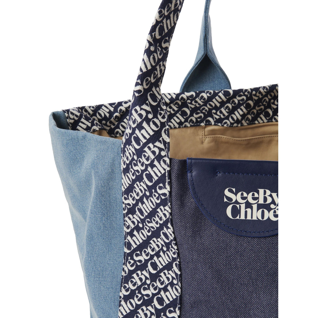 See By Chloé Letizia Tote Bag - Blue - Femme