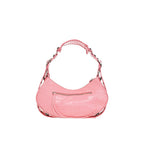 Balenciaga Cagole Leather Bag - Pink - Femme
