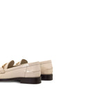 Mocassins Salvatore Ferragamo Maryan Leather - Cream - Femme