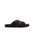 Sandales Bottega Veneta Tarik Criss Cross - Brown - Homme
