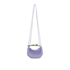 Bottega Veneta Mini Sardine Leather Crossbody Bag - Lilac - Femme