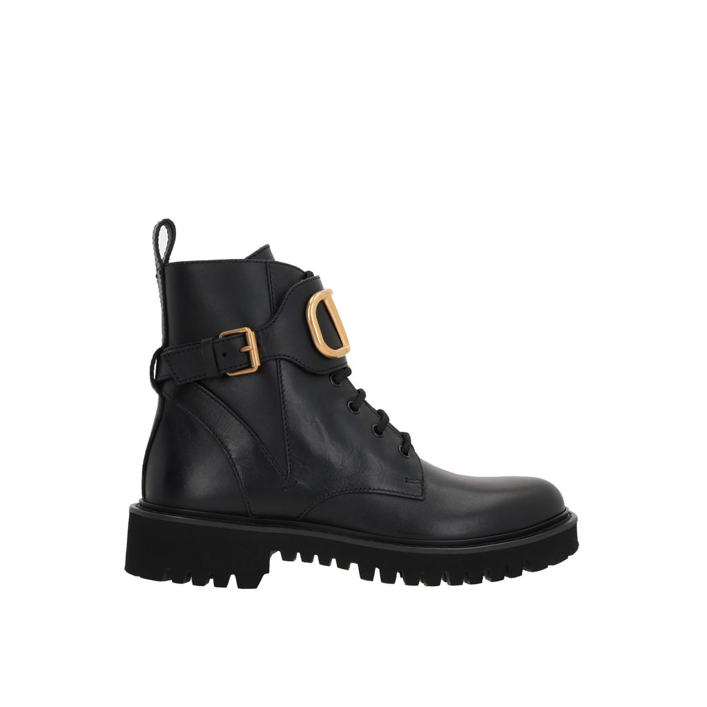 Bottes Valentino Garavani Vlogo Ankle - Black - Femme
