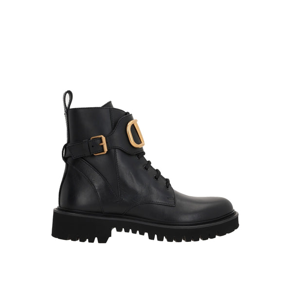 Bottes Valentino Garavani Vlogo Ankle - Black - Femme